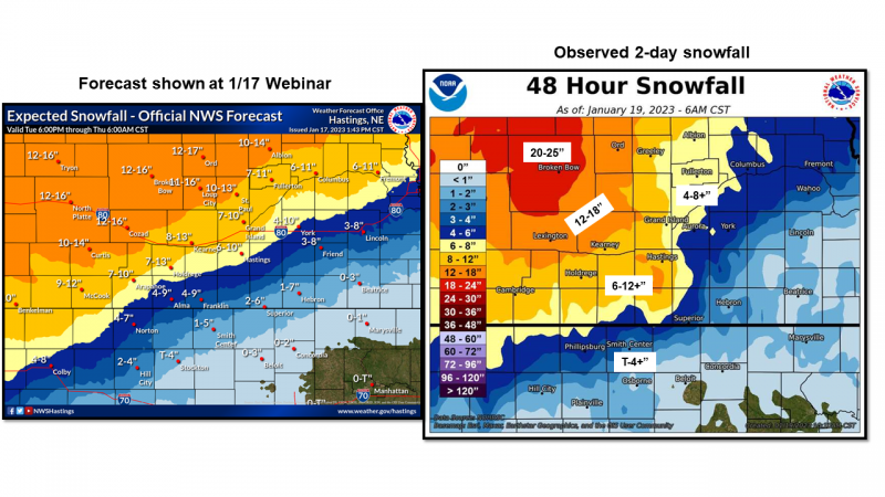 Jan. 18 19 2023 Major Winter Storm Dumps 6 15